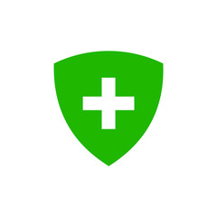 Obraz premium cross switzerland in shield flag icon