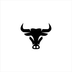 bull logo icon vector stock , logo bull , logo head bull , logo bull icon 
