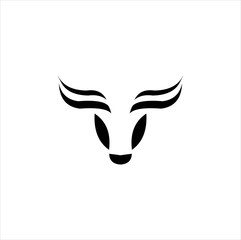 bull logo icon vector stock , logo bull , logo head bull , logo bull icon 