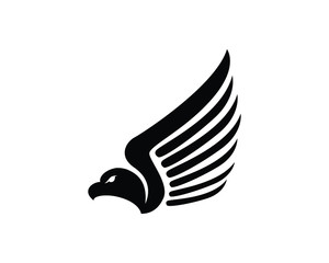 Eagle Head Logo Vector Template. Business Logo Concept.