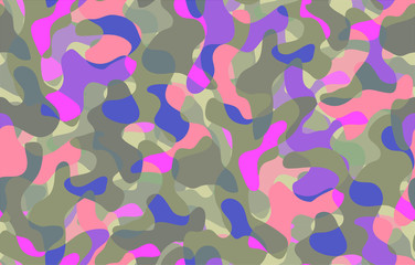 Camouflage pattern background seamless vector