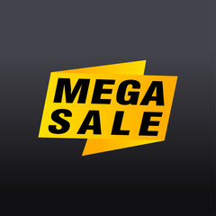 Sale banner template design, Big sale special offer. end of season special offer banner. vector illustration.