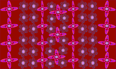 colorful beads on a wooden background