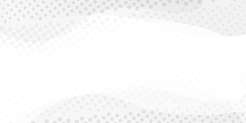White Light vector background, halftone style, banner. Wavy shapes,