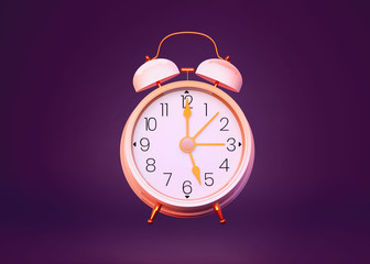 Relógio retrô 3d analógico