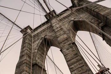 Türaufkleber brooklyn bridge new york city © Alixandria Chen