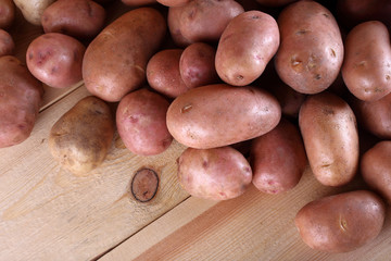 Pink potatoes