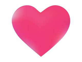 Colored background in the form of a heart.