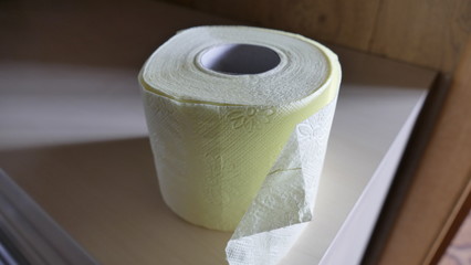 roll of toilet paper
