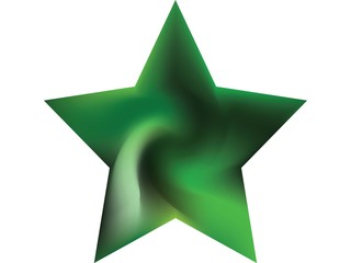 Modern background in the form of pentagram.