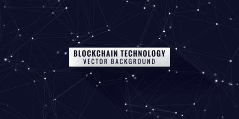 Abstract Big Data visualization digital network connection concept background