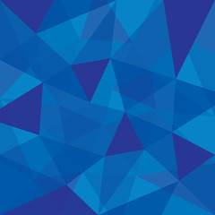 Modern blue abstract polygonal background. Geometric texture background