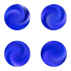 Gradients kit with round smooth backgrounds.