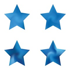 Collection of pentagram smooth backgrounds.