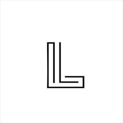 logo letter l , logo letter l line , logo letter l 