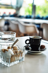 cup of coffee with brown sugar