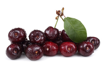 Cherry isolated on white background