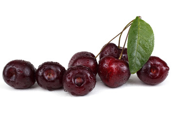 Cherry isolated on white background