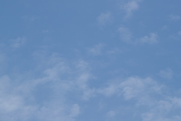blue sky with white clouds