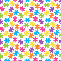 Fototapeta na wymiar Rainbow Colors Seamless Pattern - Colorful and bright repeating pattern design