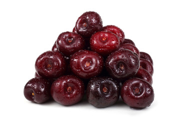 Cherry isolated on white background