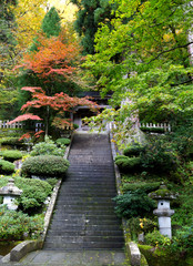 Fall at Eihei-Ji Temple in Fukui, Japan