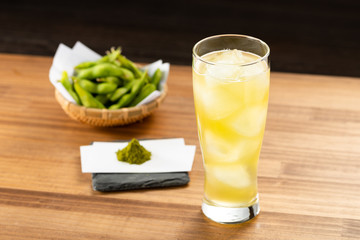 Matcha Sour(Highball Laced With Matcha Flavour) - 抹茶ハイ