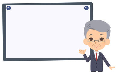 会社員　ボード　フレーム