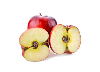 Apple on a white background