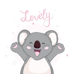 Cute Koala - Vector