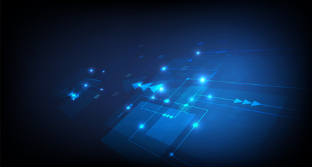 Obraz premium vector abstract background technology electronic illustration communication data.