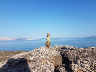 Steinturm Stone Sea Sun