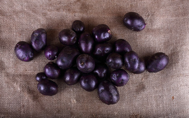 Potatoes on bagging