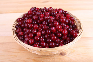 Cranberry on table