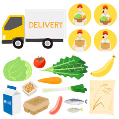 ネットスーパー　食材の宅配　セット