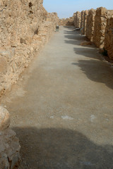 Ruins in Masada, Israel