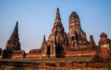 Wat Chaiwatthanaram temple in Ayutthaya Historical Park, Thailand