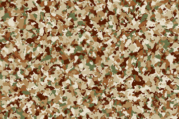 Camouflage of Decomposed (Color of dry leaves, fungus and tree frog skin.) Fashion pattern for use in designing suitable for outdoor work, traveler and war. Inspired by tree frog.