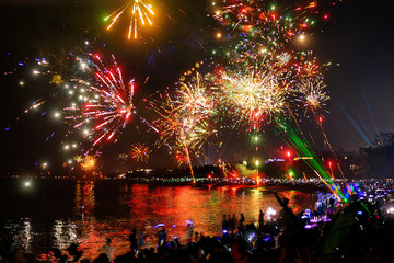 New Year's Eve Fireworks in Bali