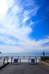 Fototapeta na wymiar 【神奈川県 江ノ島】湘南の海風景