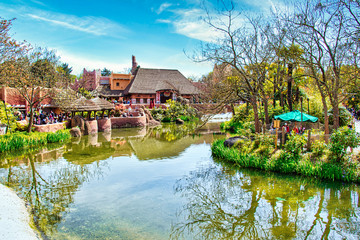 Obraz premium house on the lake