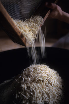 日本の伝統食品,うどん,風花麺
