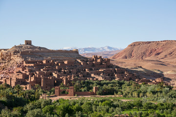 Fototapeta na wymiar Ait Ben haddou, historical city in Morocco