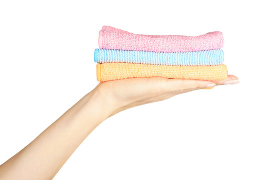 Colored Cleaning Rag.