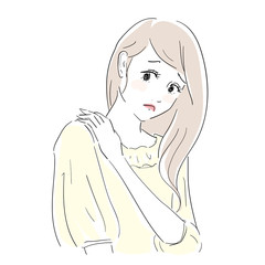女性　肩こり