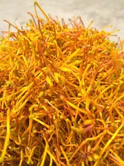 close up of saffron