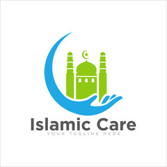 Mosque Logo Icon Design Vector