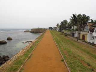 Fototapeta na wymiar Vintage Galle Fort, Galle, Sri Lanka