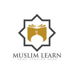 Mosque Logo Icon Design Vector