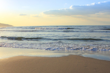 Fototapeta na wymiar 島根県の日本海の浜辺